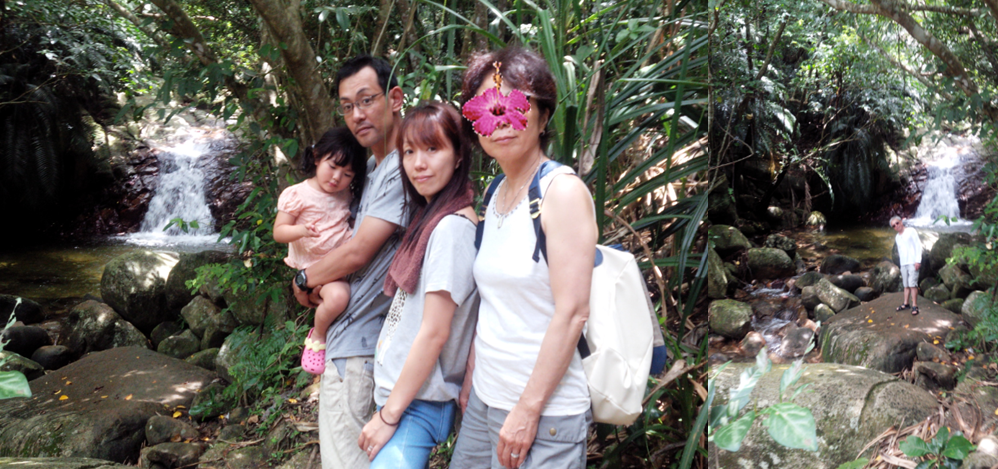 荒川の滝 泳げる 自然の滑り台