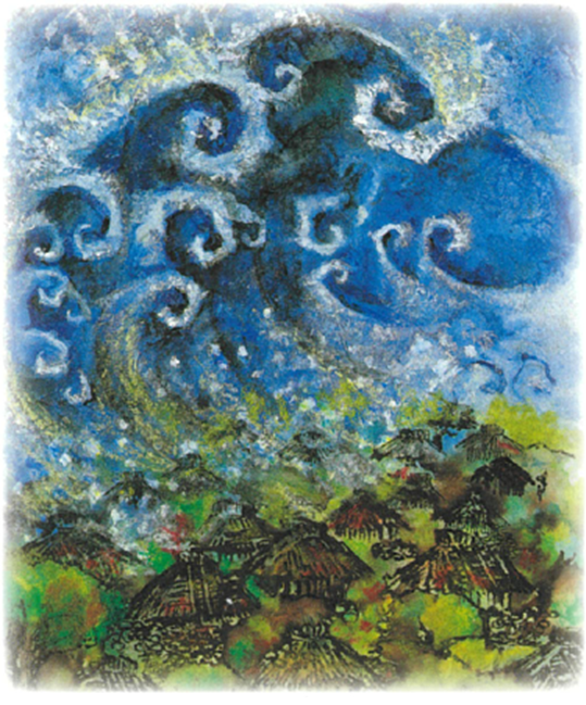 津波　６００年周期　被害　地滑　堆積物