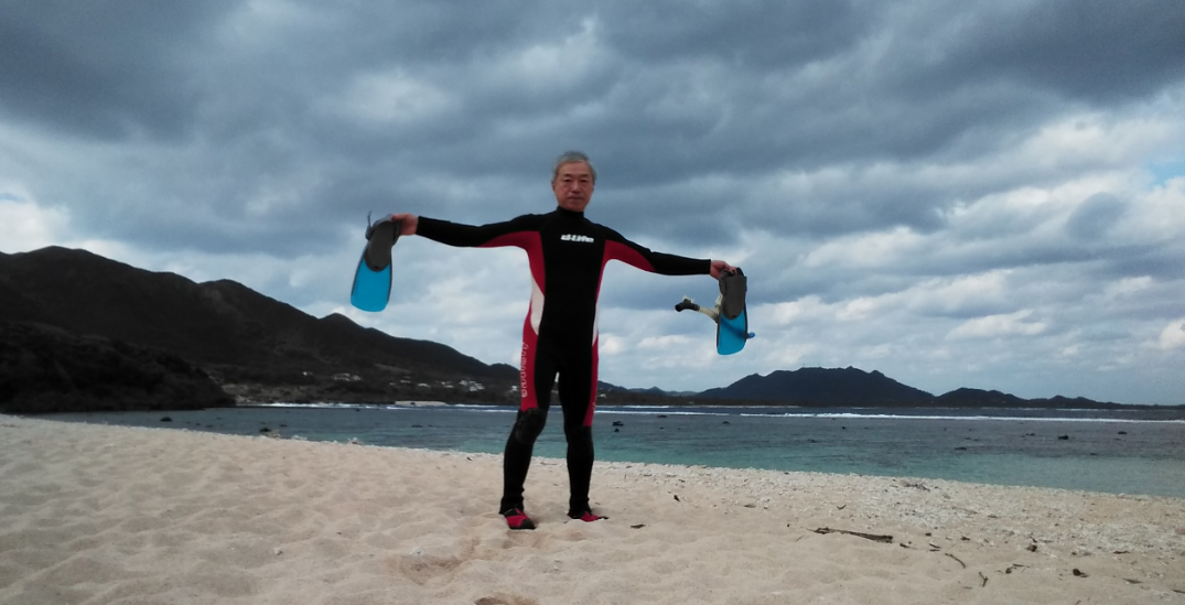 米原　ビーチ　内海　シュノーケル